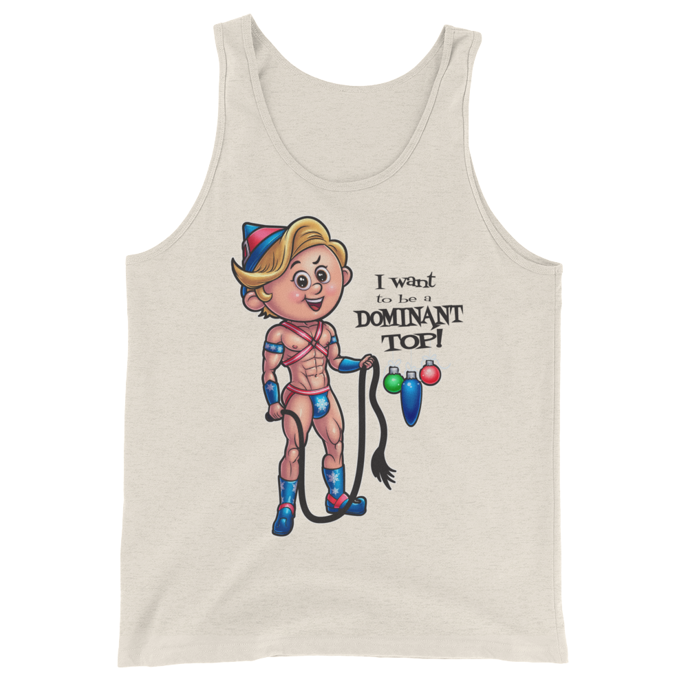 Dom Top Elf (Tank Top)-Christmas Tanks-Swish Embassy