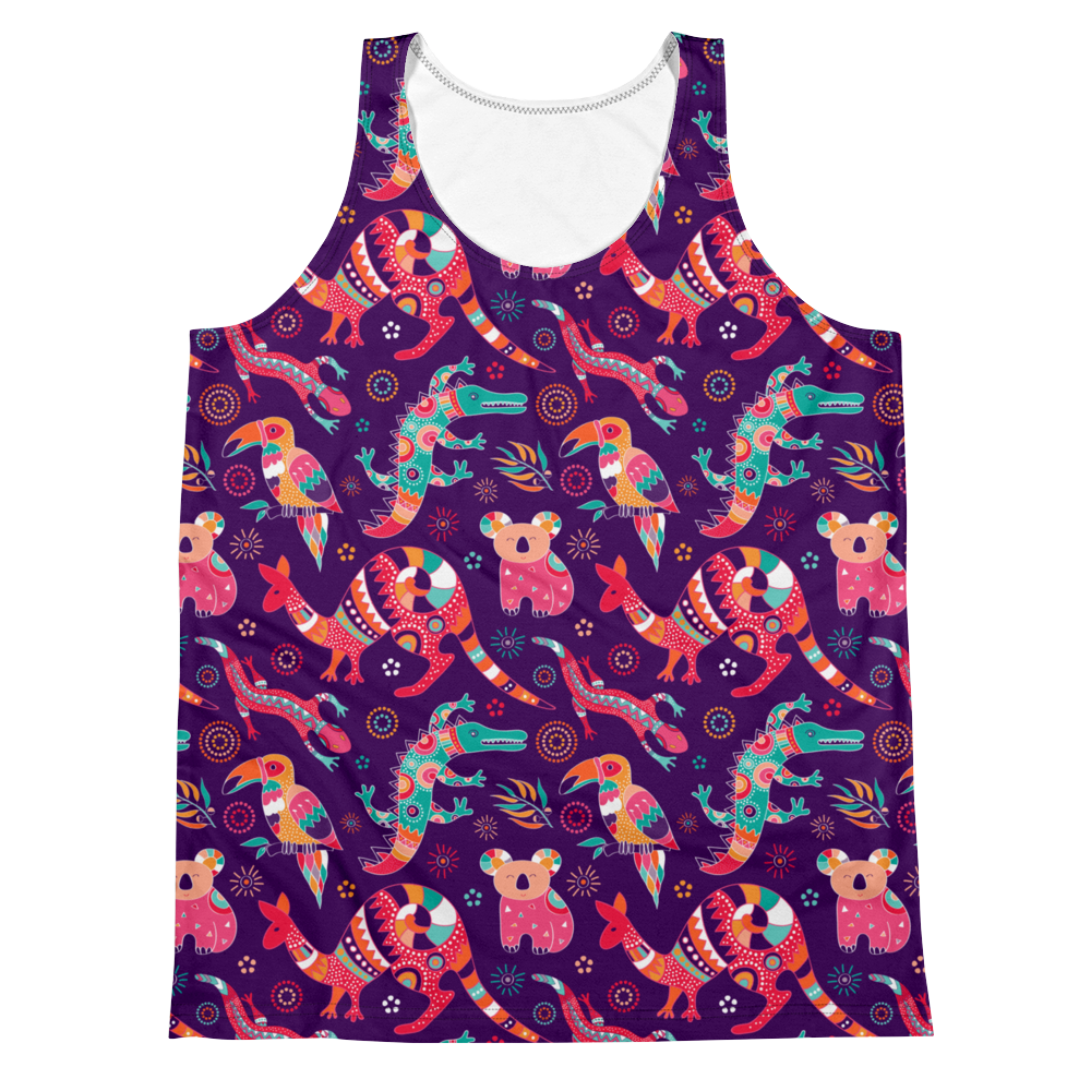 Downunder (Allover Tank Top)-Allover Tank Top-Swish Embassy