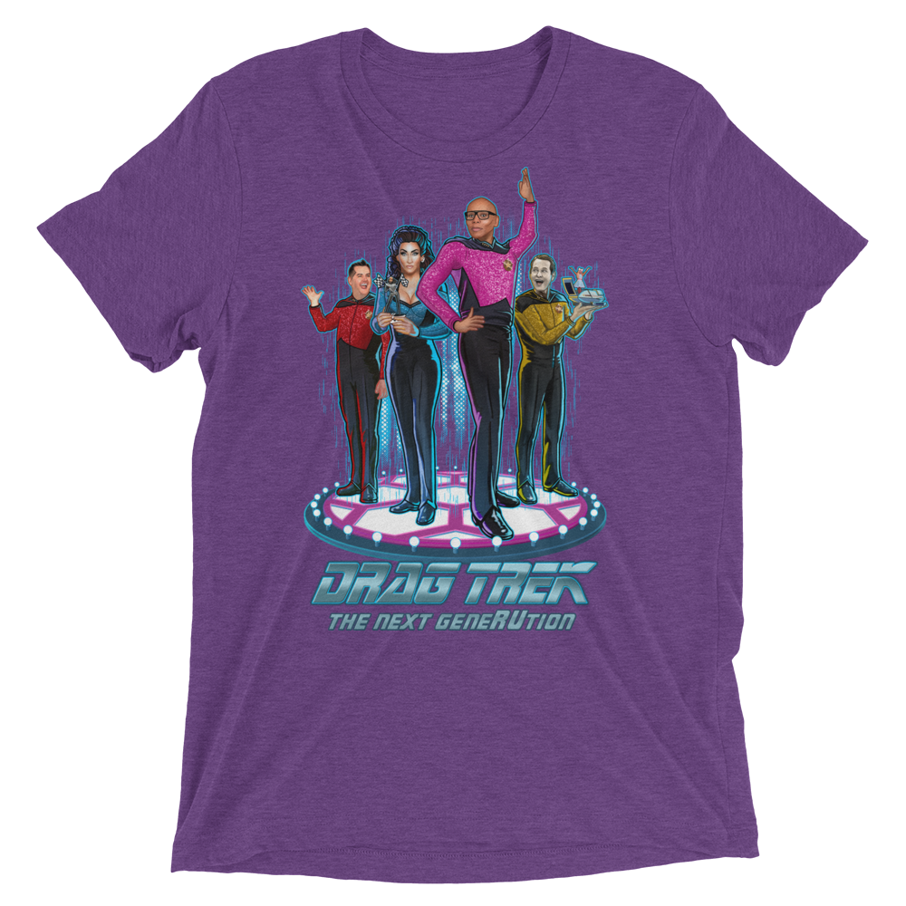 Drag Trek (Retail Triblend)-Triblend T-Shirt-Swish Embassy