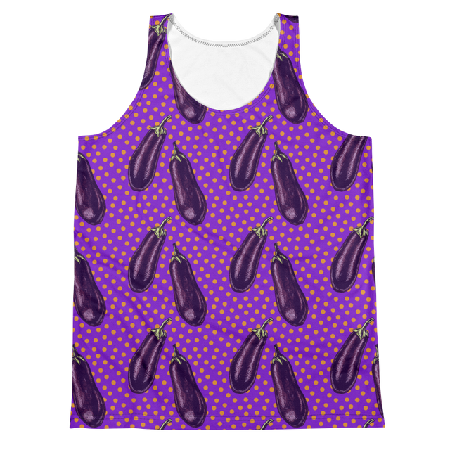 Eggplant (Allover Tank Top)-Allover Tank Top-Swish Embassy