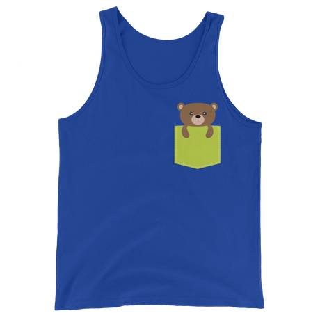 Faux Pocket Bear (Tank Top)-Tank Top-Swish Embassy