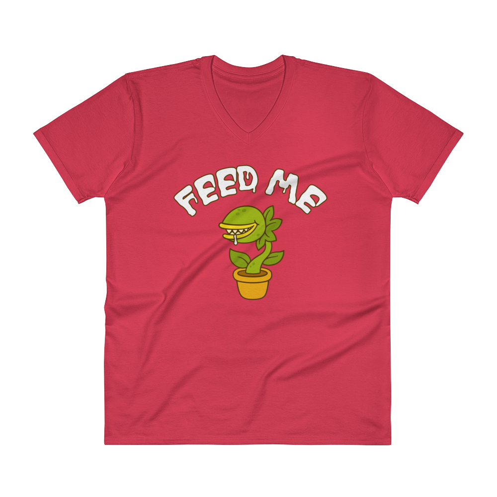 Feed Me (V-Neck)-Swish Embassy