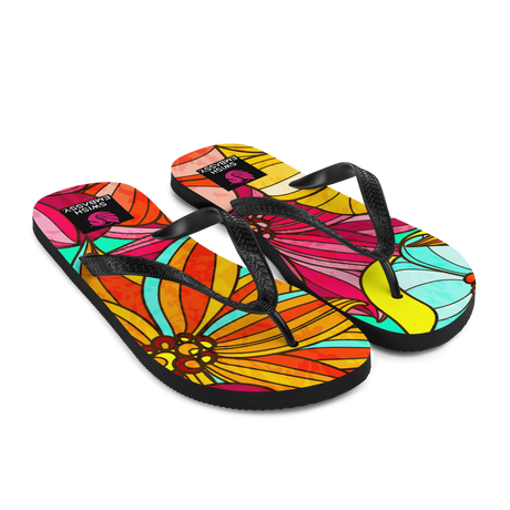 Festive Flower (Flip Flops)-Swish Embassy