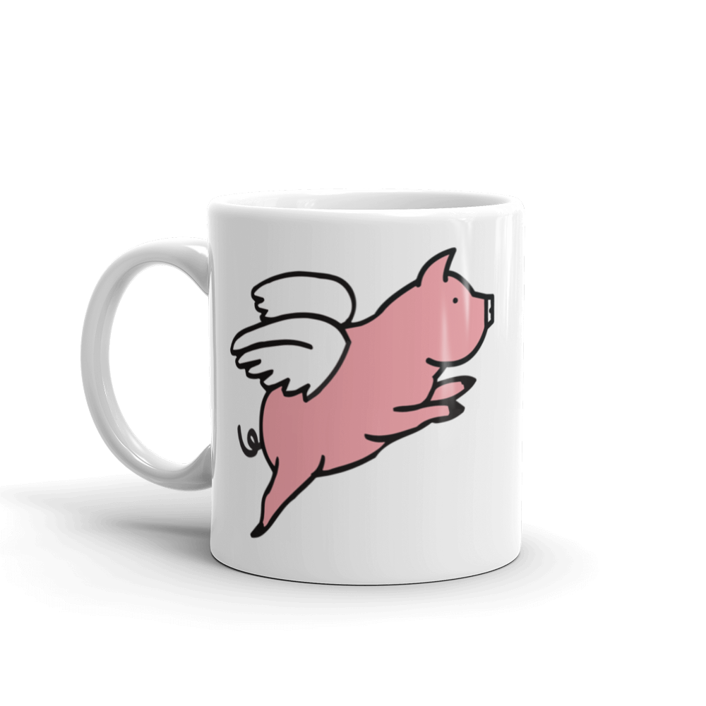 Flying Pig (Mug)-Mugs-Swish Embassy