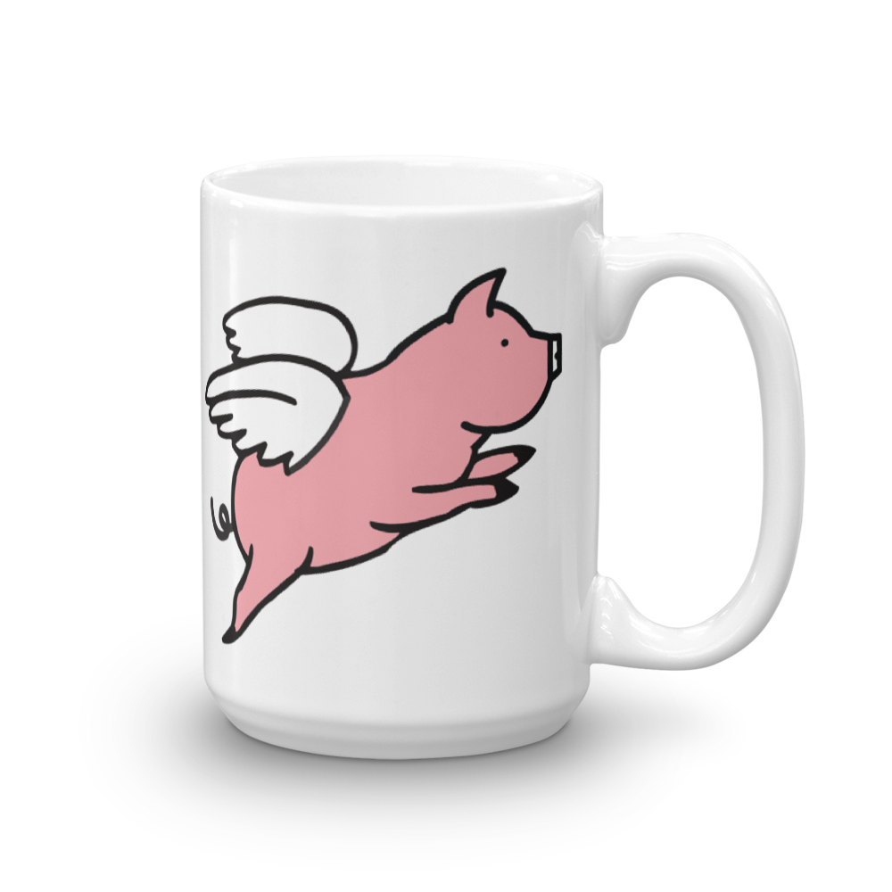 Flying Pig (Mug)-Mugs-Swish Embassy