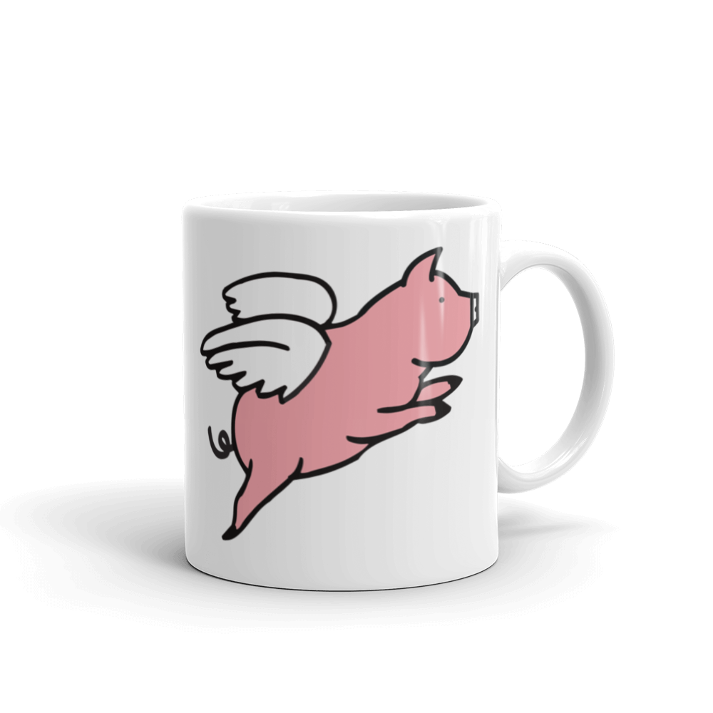 Flying Pig (Mug)-Mugs-Swish Embassy