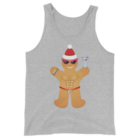 Gingerbread Circuit Man (Tank Top)-Christmas Tanks-Swish Embassy