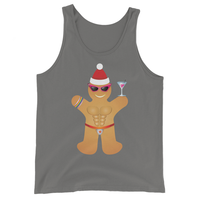 Gingerbread Circuit Man (Tank Top)-Christmas Tanks-Swish Embassy