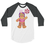 Gingerbread Drag Queen (Raglan)-Raglan-Swish Embassy