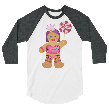 Gingerbread Drag Queen (Raglan)-Raglan-Swish Embassy