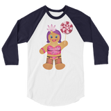 Gingerbread Drag Queen (Raglan)-Raglan-Swish Embassy