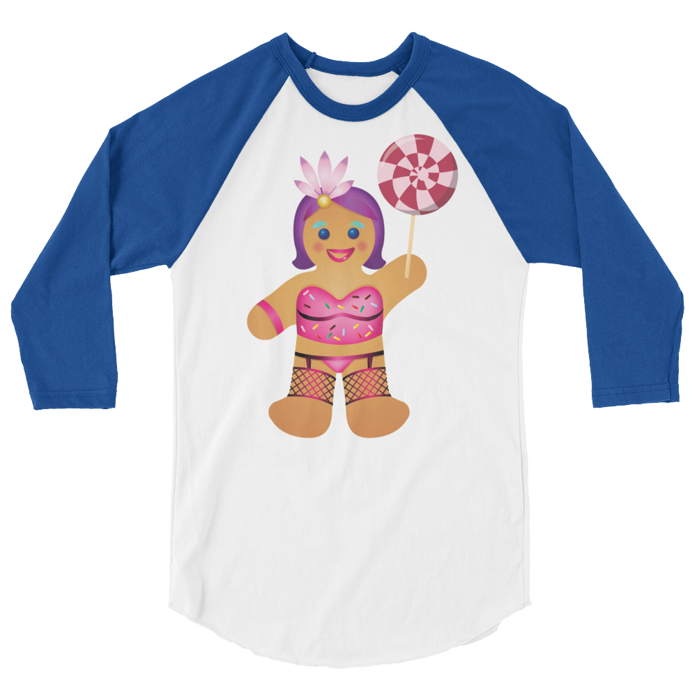 Gingerbread Drag Queen (Raglan)-Raglan-Swish Embassy