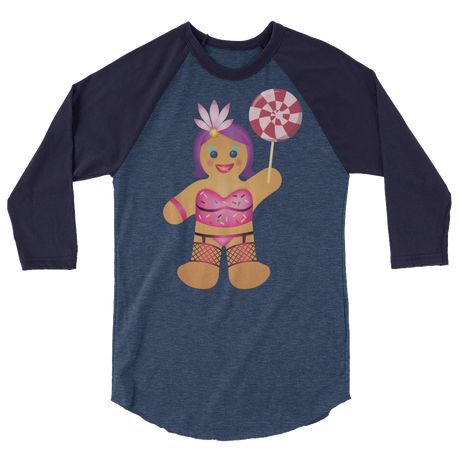 Gingerbread Drag Queen (Raglan)-Raglan-Swish Embassy