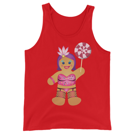 Gingerbread Drag Queen (Tank Top)-Christmas Tanks-Swish Embassy