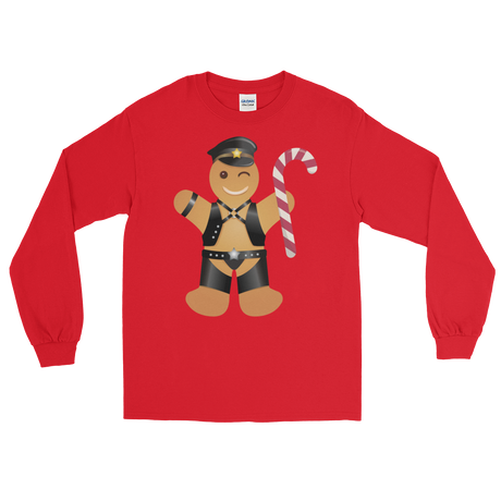 Gingerbread Leather Man (Long Sleeve)-Long Sleeve-Swish Embassy