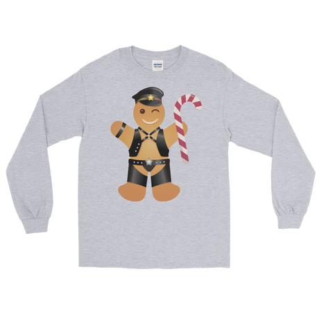 Gingerbread Leather Man (Long Sleeve)-Long Sleeve-Swish Embassy