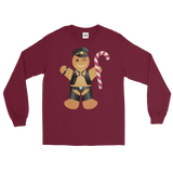 Gingerbread Leather Man (Long Sleeve)-Long Sleeve-Swish Embassy