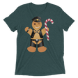 Gingerbread Leather Man (Retail Triblend)-Triblend T-Shirt-Swish Embassy