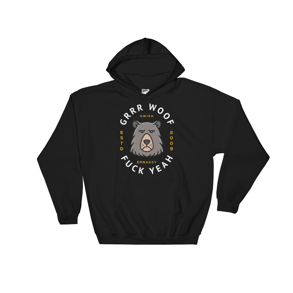 Grrr Woof (Hoodie)-Hoodie-Swish Embassy