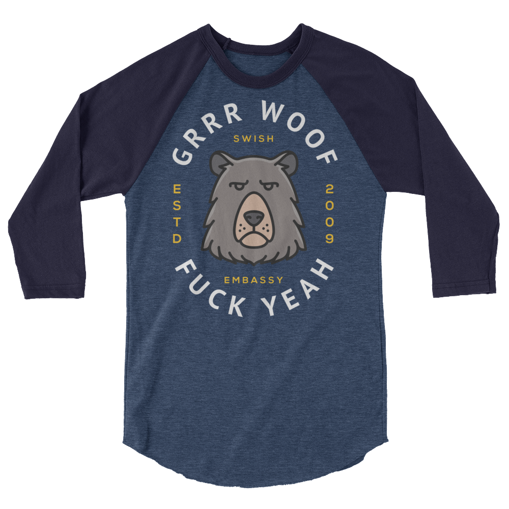 Grrr Woof (Raglan)-Raglan-Swish Embassy