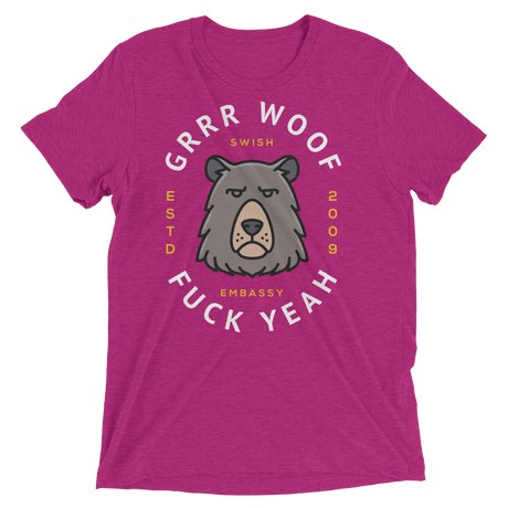 Grrr Woof (Retail Triblend)-Triblend T-Shirt-Swish Embassy