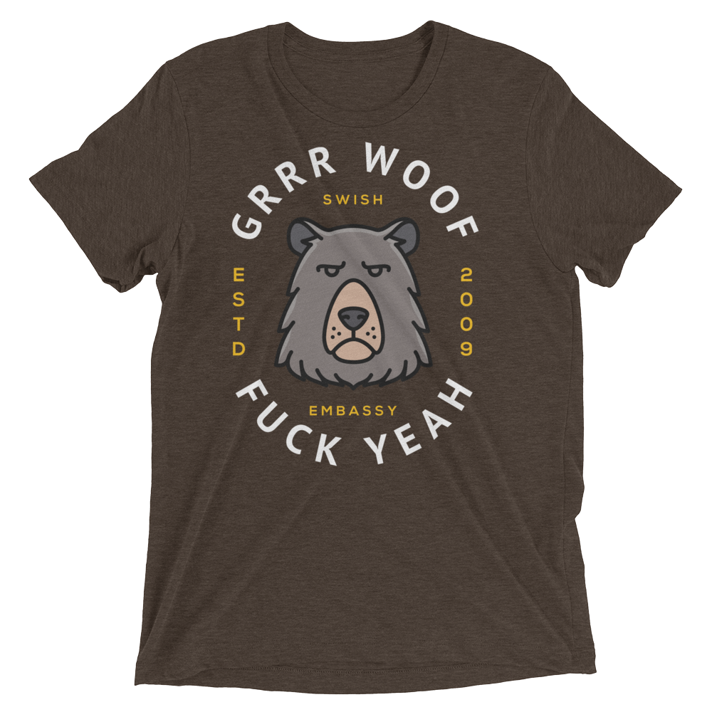 Grrr Woof (Retail Triblend)-Triblend T-Shirt-Swish Embassy