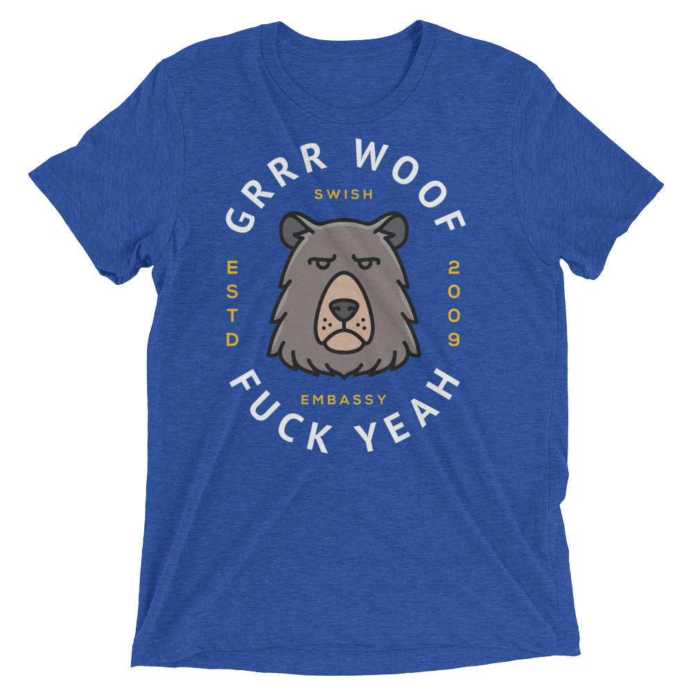 Grrr Woof (Retail Triblend)-Triblend T-Shirt-Swish Embassy