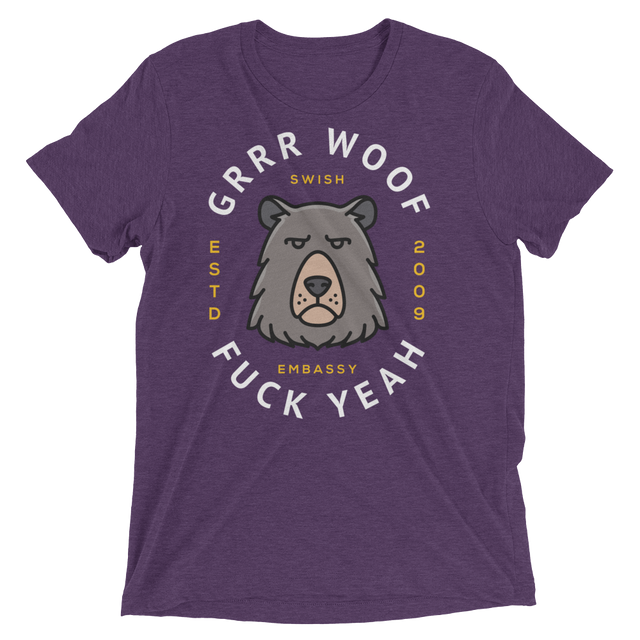 Grrr Woof (Retail Triblend)-Triblend T-Shirt-Swish Embassy