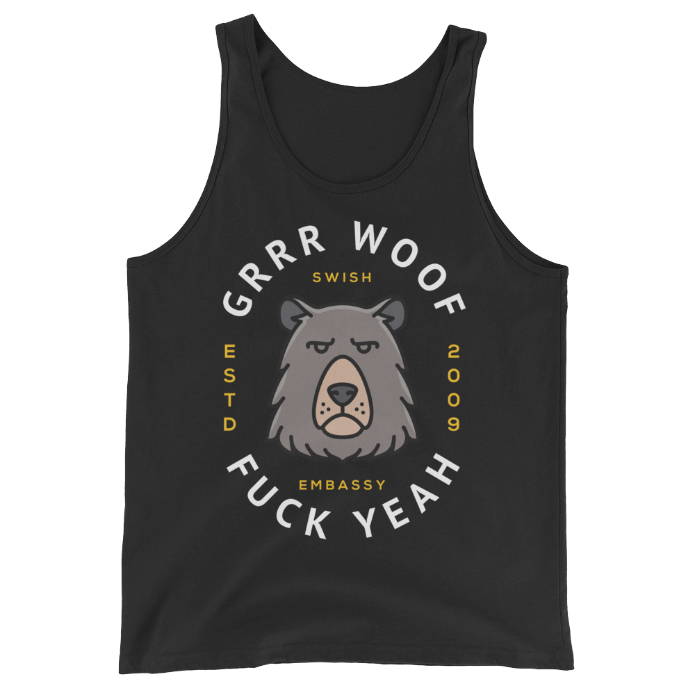 Grrr Woof (Tank Top)-Tank Top-Swish Embassy