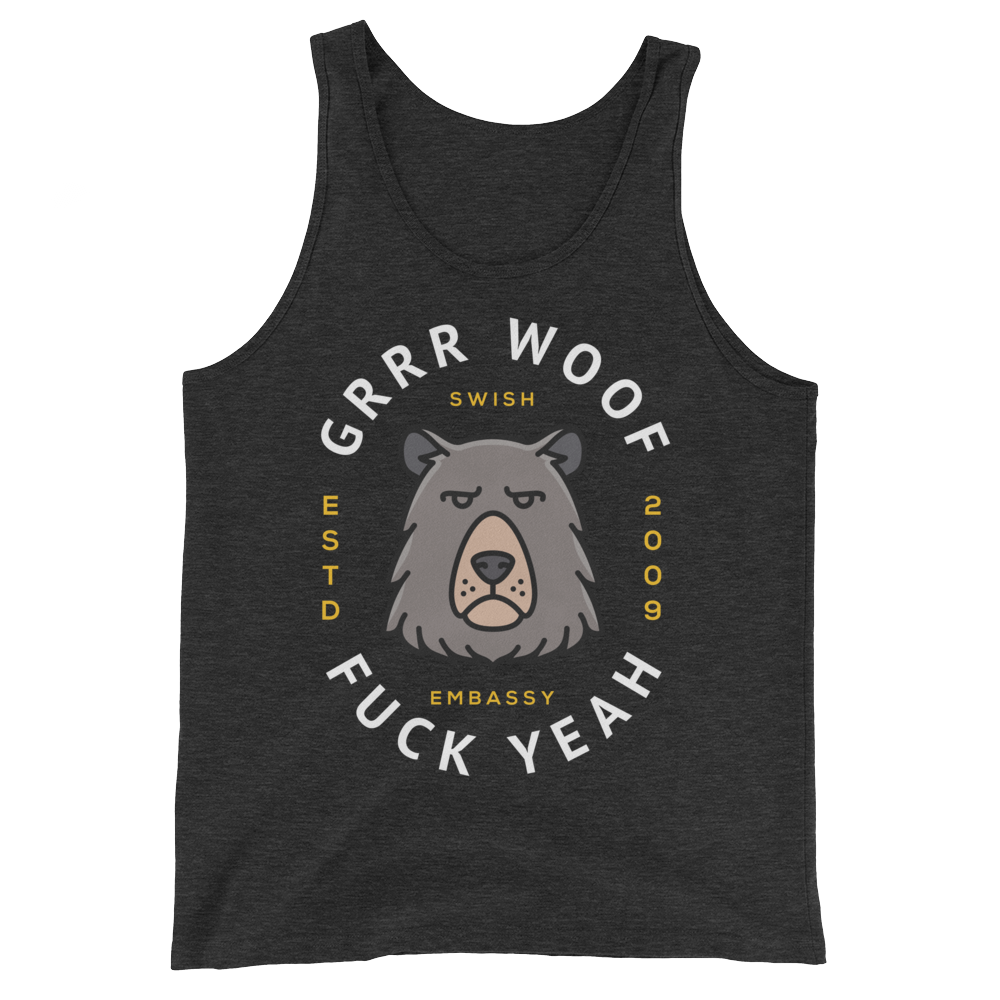 Grrr Woof (Tank Top)-Tank Top-Swish Embassy