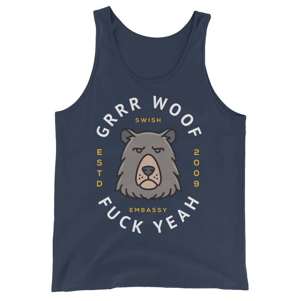 Grrr Woof (Tank Top)-Tank Top-Swish Embassy