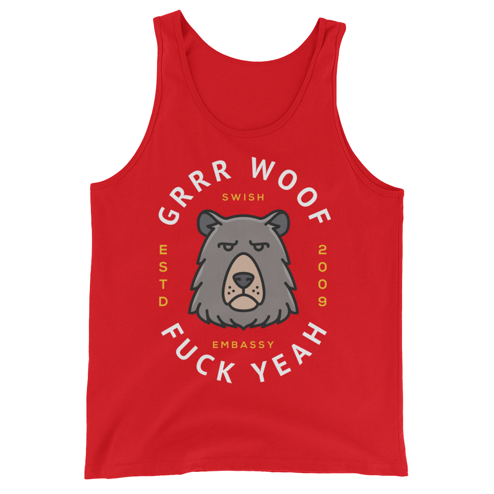 Grrr Woof (Tank Top)-Tank Top-Swish Embassy