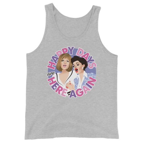 Happy Days Are Here Again (Tank Top)-Tank Top-Swish Embassy