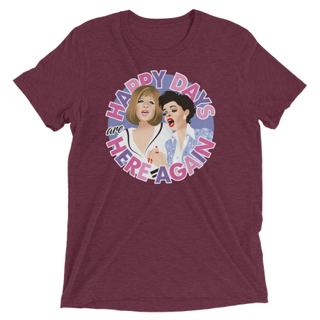 Happy Days Are Here Again (Triblend)-Triblend T-Shirt-Swish Embassy