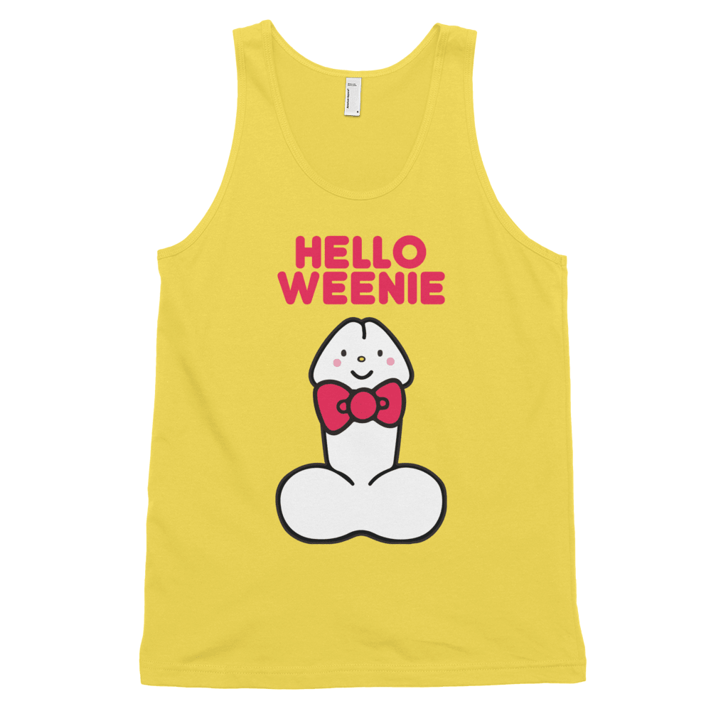 Hello Weenie (Tank Top)-Tank Top-Swish Embassy