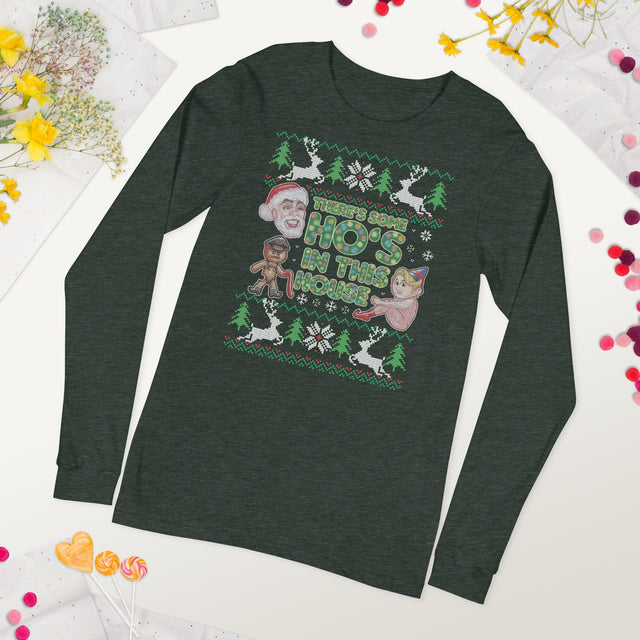 Hos In This House (Ugly Christmas)-Christmas T-Shirts-Swish Embassy