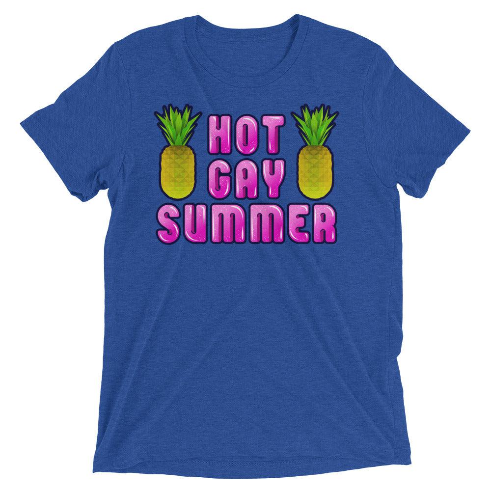 Hot Gay Summer (Retail Triblend)-Triblend T-Shirt-Swish Embassy