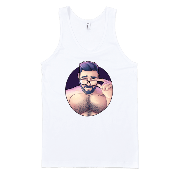 Hunky Nerd (Tank)-Tank Top-Swish Embassy