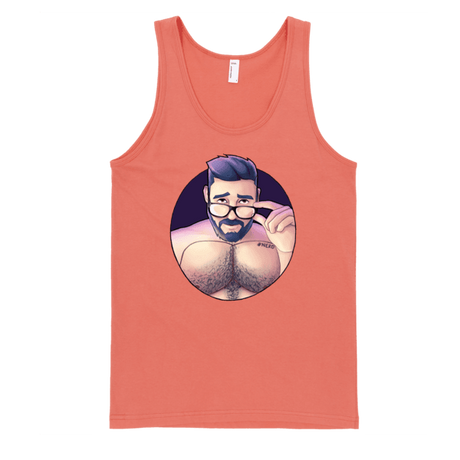 Hunky Nerd (Tank)-Tank Top-Swish Embassy