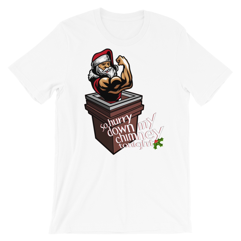 Hurry Down the Chimney-Christmas T-Shirts-Swish Embassy