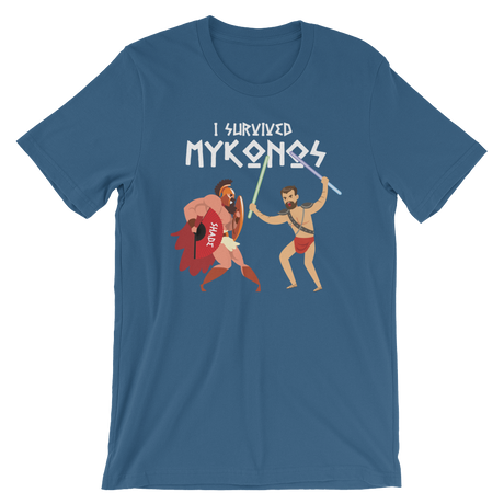 I Survived Mykonos-T-Shirts-Swish Embassy