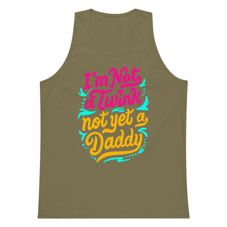 I'm Not a Twink Not Yet a Daddy (Tank Top)-Tank Top-Swish Embassy