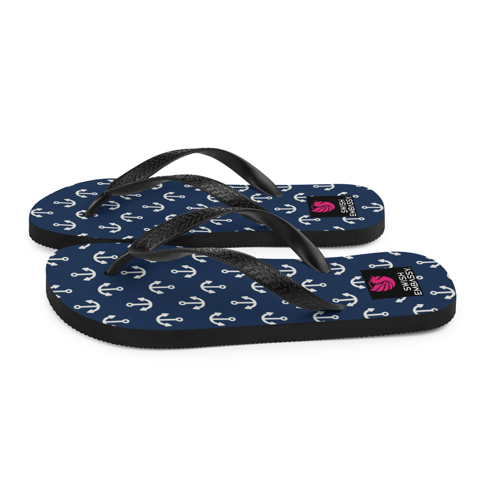 In the Navy (Flip Flops)-Flip Flops-Swish Embassy