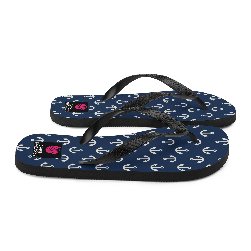 In the Navy (Flip Flops)-Flip Flops-Swish Embassy