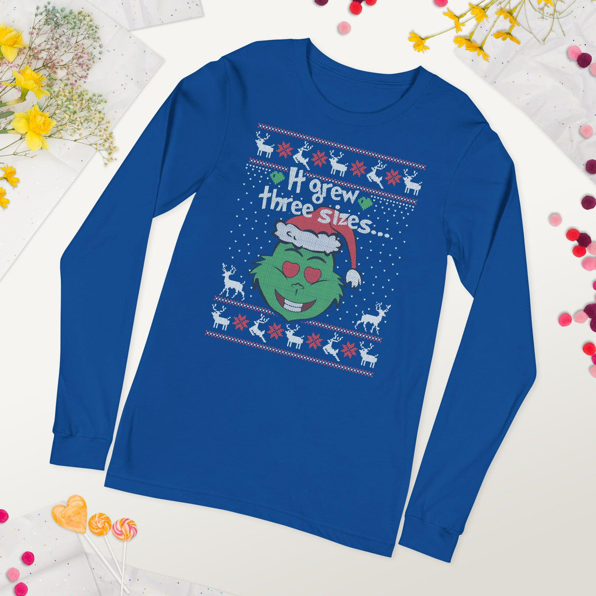 It Grew 3 Sizes (Ugly Christmas)-Christmas T-Shirts-Swish Embassy
