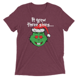 It Grew Three Sizes (Retail Triblend)-Triblend T-Shirt-Swish Embassy
