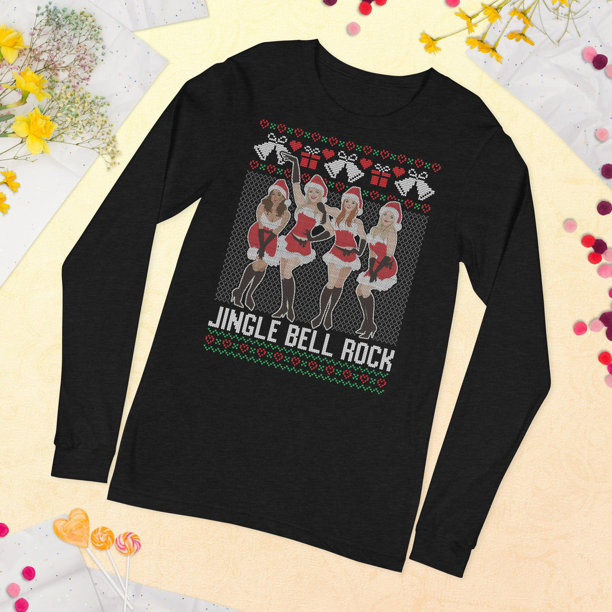 Jingle Bell Rock (Ugly Christmas)-Christmas T-Shirts-Swish Embassy