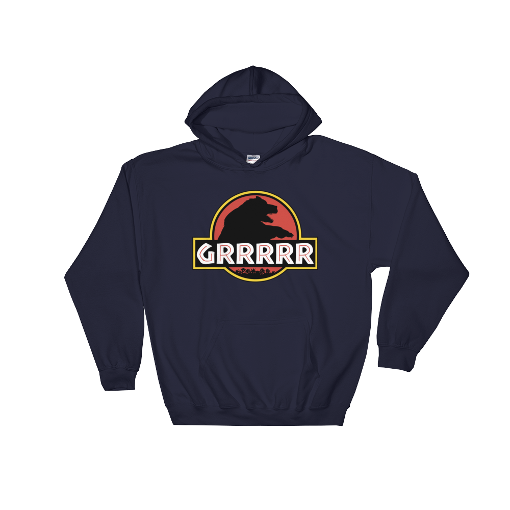 Jurassic Bear (Hoodie)-Hoodie-Swish Embassy