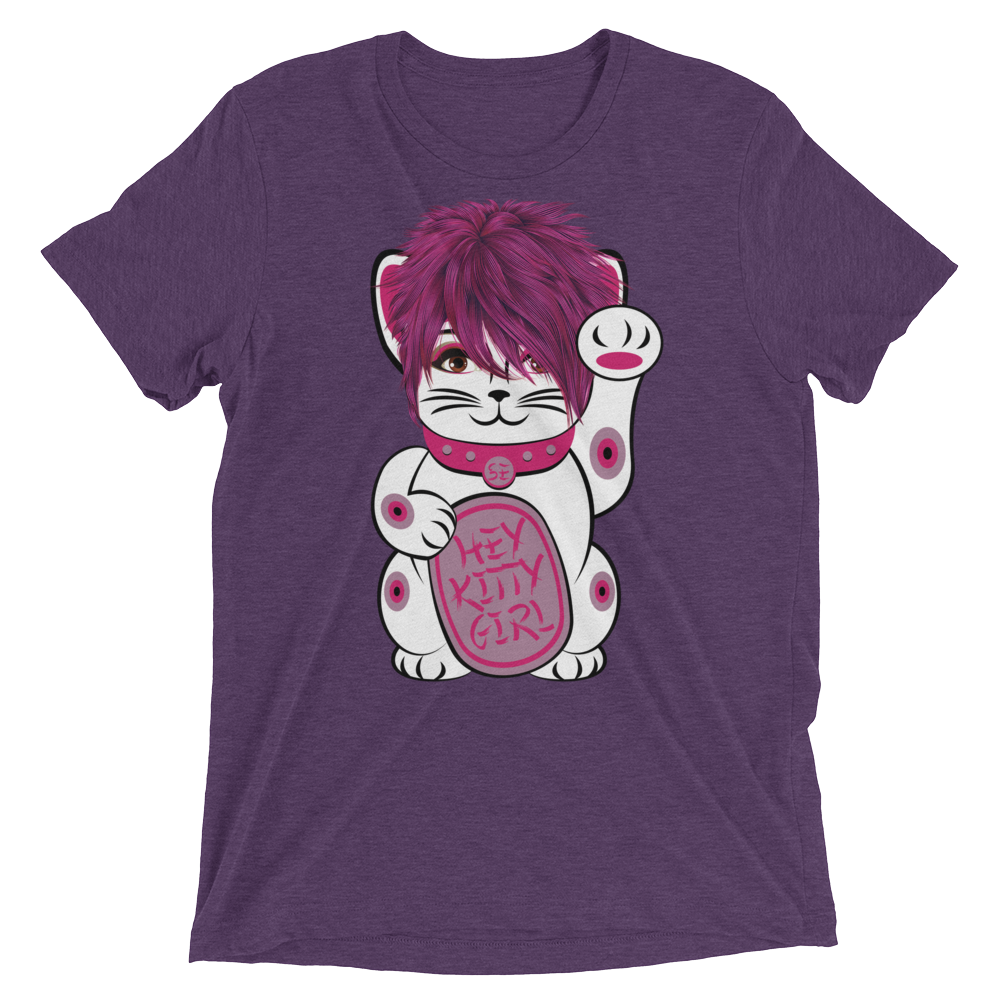 Kitty Girl (Retail Triblend)-Triblend T-Shirt-Swish Embassy