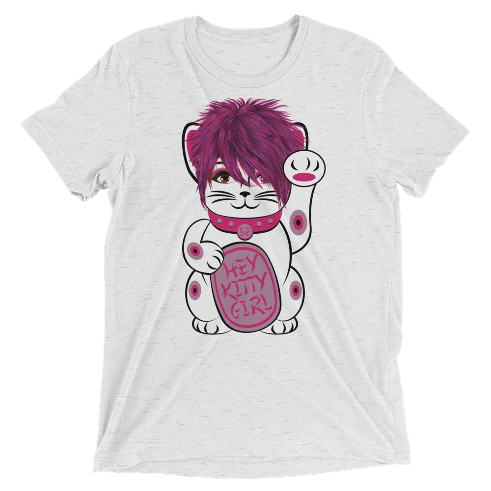 Kitty Girl (Retail Triblend)-Triblend T-Shirt-Swish Embassy